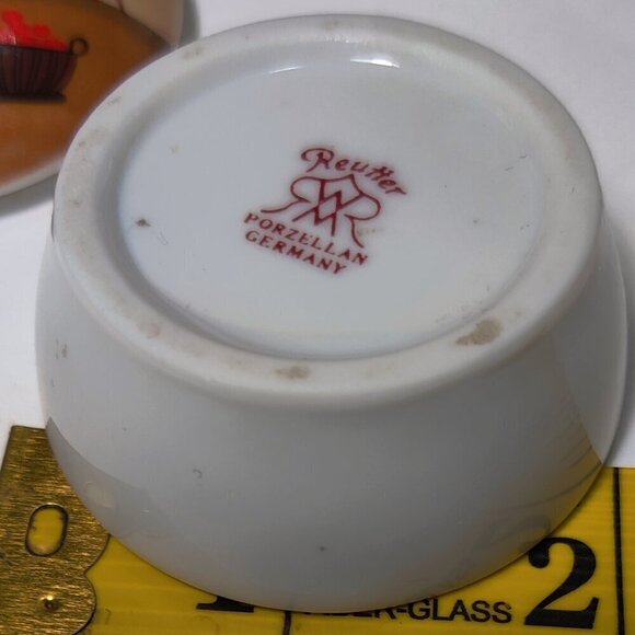 Miniature Trinket Box by Ruetter Porcelain Germany - Picture 3 of 6